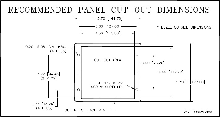 Edison Onguard Model 1604 RTD-Temperature Monitor